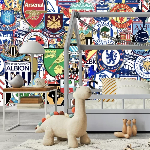 Fototapete Wappen der Clubs Premier League