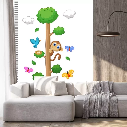 Sticker Panda mit Maßband