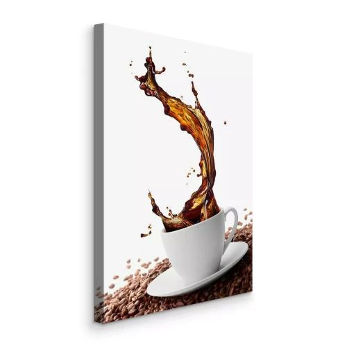 Bild Dynamische Komposition mit Kaffee