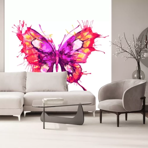 Sticker Abstrakter Schmetterling