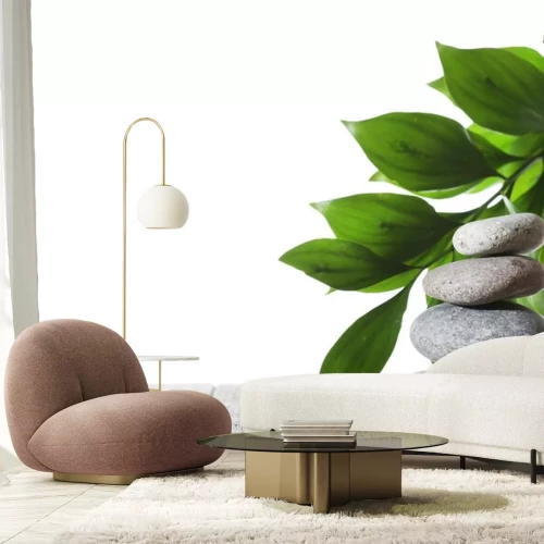 Sticker Still life of spa stones