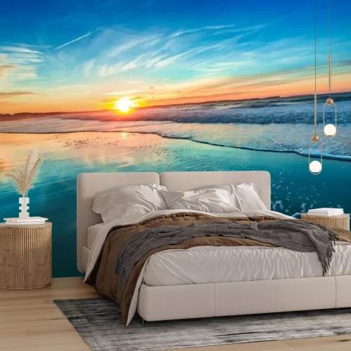 Fototapete Sonnenaufgang über dem Meer