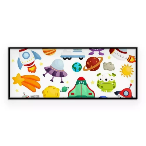 Poster Weltraumzeichnungen für Kinder