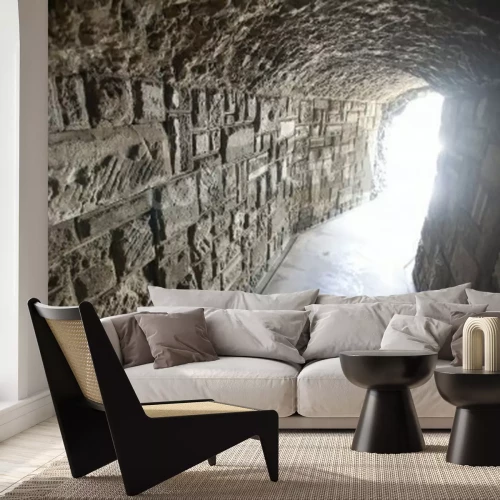 Fototapete Alter Steintunnel