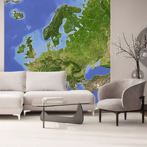 Fototapete Physische Karte von Europa