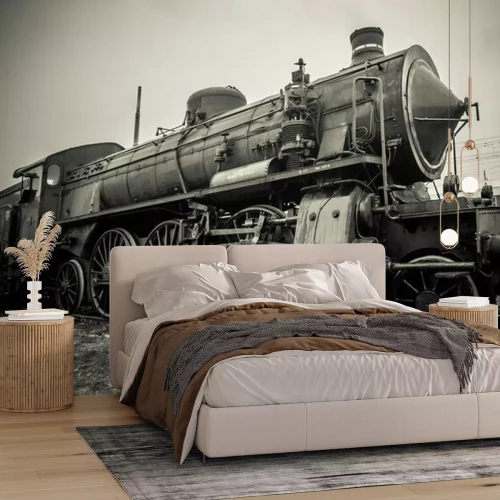 Fototapete Alte Dampflokomotive