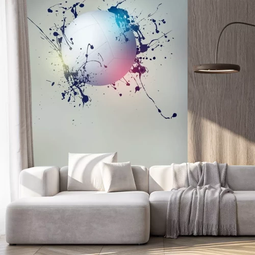 Sticker Volleyball Hintergrund