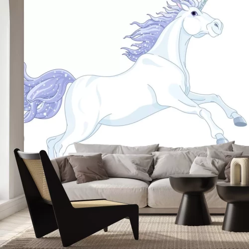 Sticker Graues Einhorn