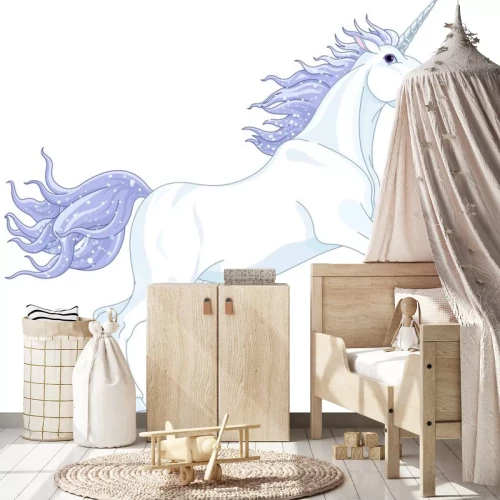 Sticker Graues Einhorn