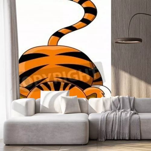 Fototapete Kinder-muster tiger