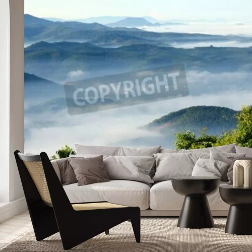 Fototapete Tropen im Nebel