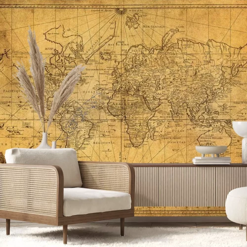 Fototapete Antike Karte von 1778