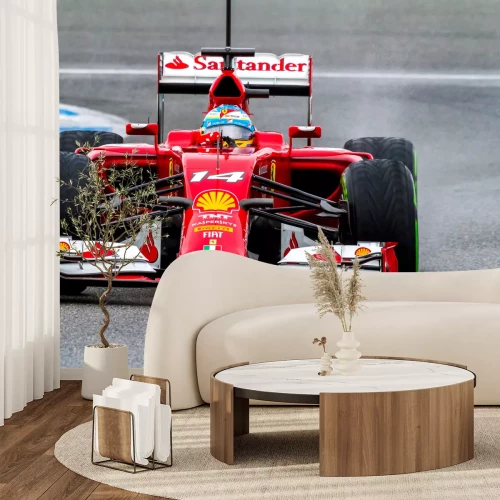 Fototapete Formel 1 rasender Bolid