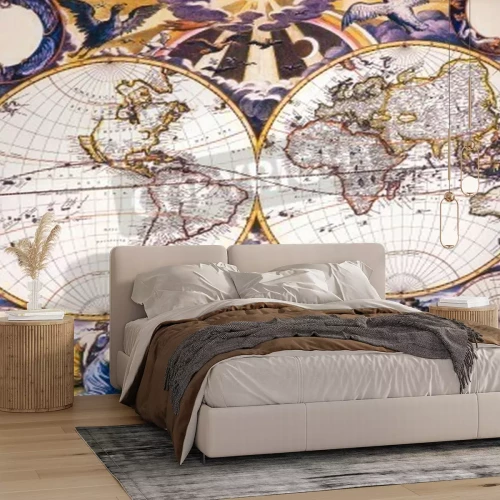 Fototapete Weltkarte Antik