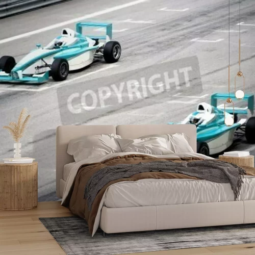 Fototapete Vorbereitungen für den Start