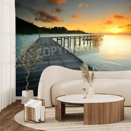 Fototapete Steg im thailändischen Nationalpark