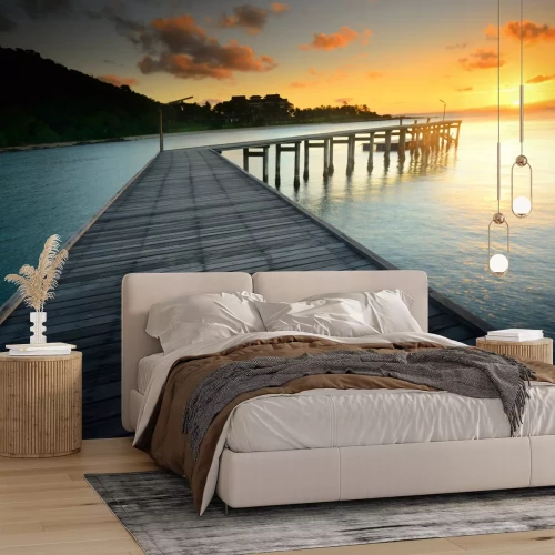 Fototapete Steg im thailändischen Nationalpark