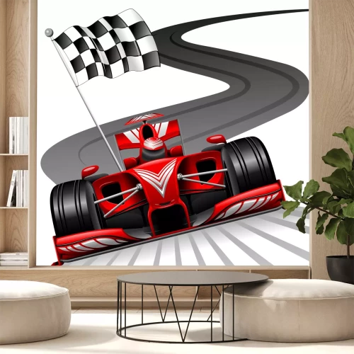 Fototapete Ferrari-Bolid in F1