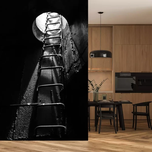 Fototapete Ausgang aus Untergrund