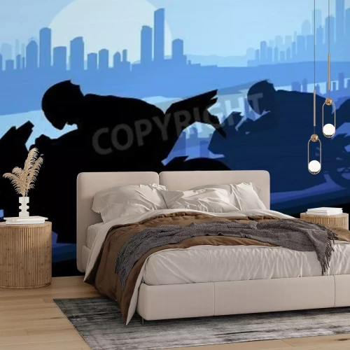 Fototapete Moto GP Rennen