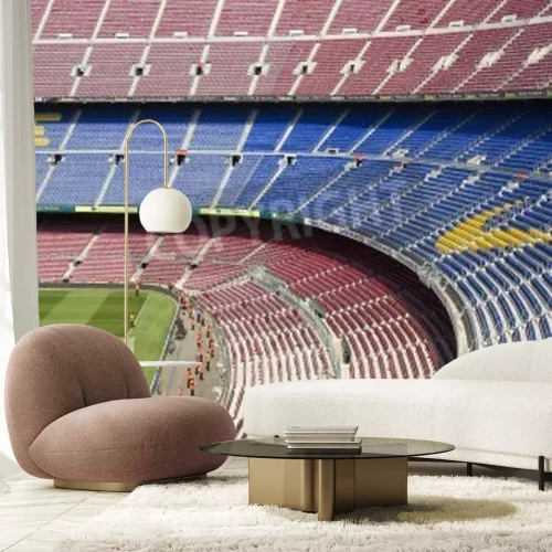 Fototapete Verlassenes Stadion des FC Barcelona