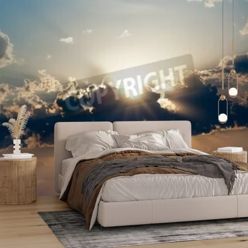 Fototapete Himmel und moderne Stadt