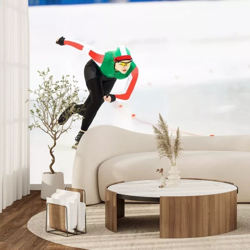 Sticker Eisschnelllaufsportler