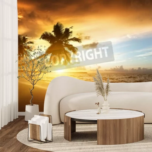 Fototapete Strand in der Karibik