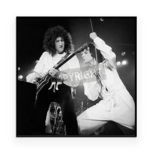 Poster Standbild vom Queen-Konzert 1976