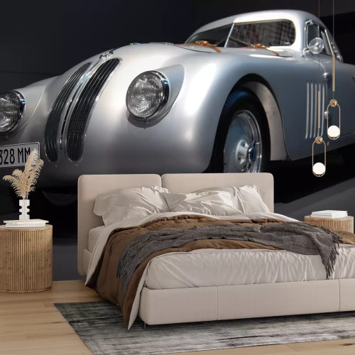 Fototapete Oldtimer grau