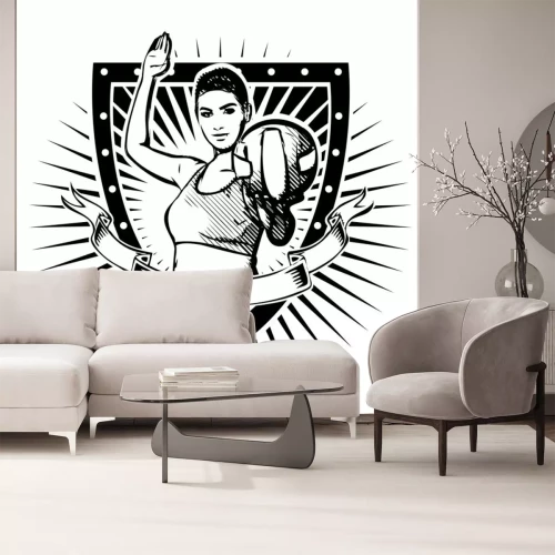 Sticker Volleyball-Schild