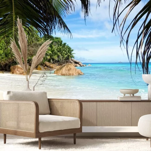 Fototapete Paradiesischer Strand am Meer