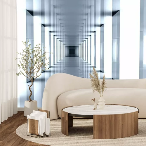 Fototapete Leerer moderner Korridor