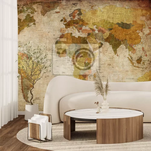 Fototapete Weltkarte
