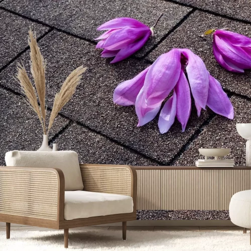 Sticker Auf dem Boden liegende Magnolien