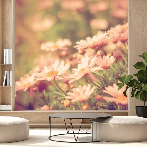 Sticker Blumenwiese vintage retro