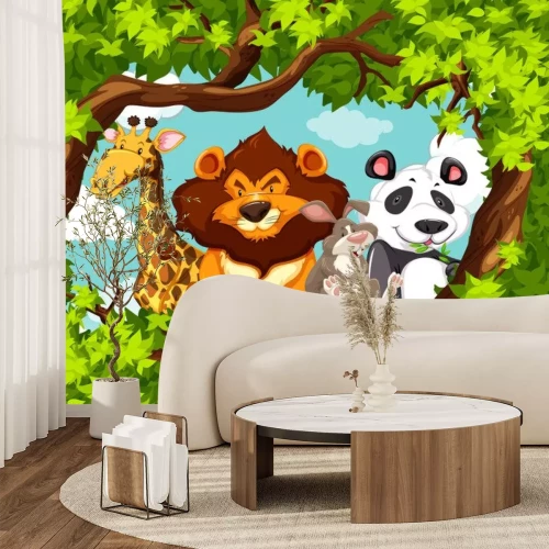 Sticker Panda und andere Wildtiere