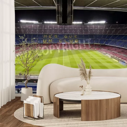 Fototapete Leeres Stadion vor dem Spiel