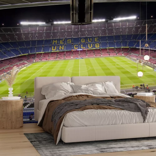 Fototapete Leeres Stadion vor dem Spiel