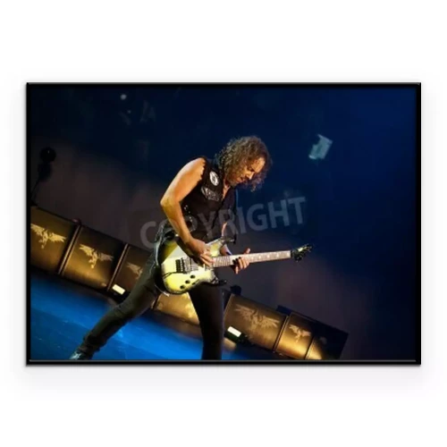 Poster Metallica-Gitarrist bei einem Konzert in San Francisco