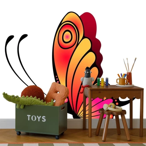 Sticker Schöner Schmetterling