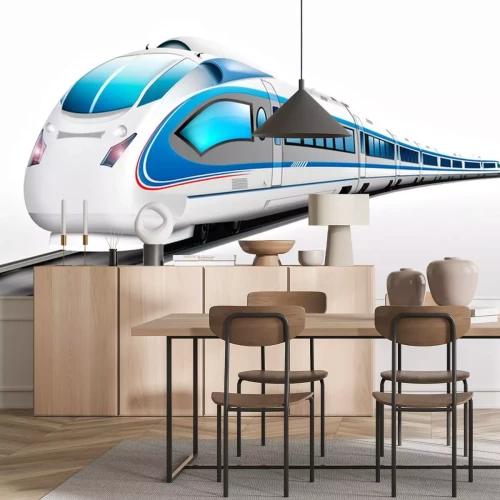 Sticker moderner Schnellzug, freigestellt