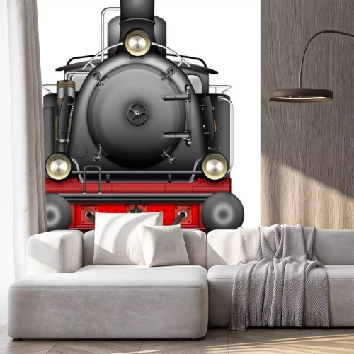 Sticker Alte Dampflokomotive