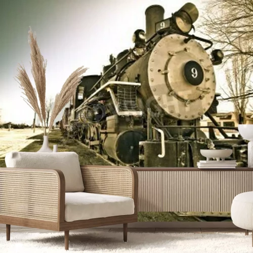 Fototapete Historischer  Zug Lokomotive