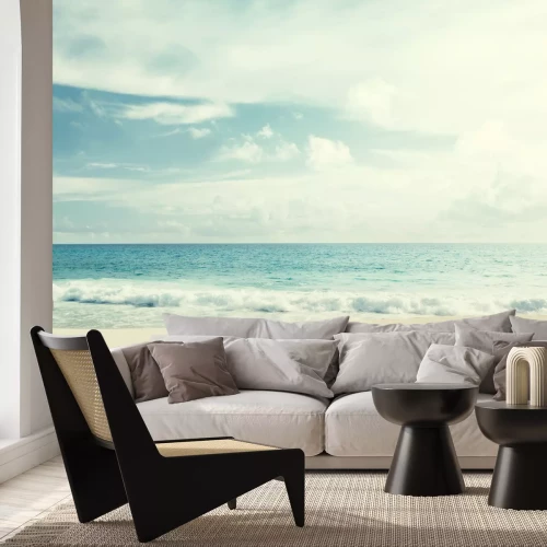 Fototapete Heller Blick auf den Strand