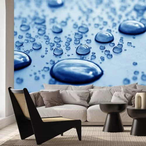 Sticker Hintergrund der schönen Wassertropfen