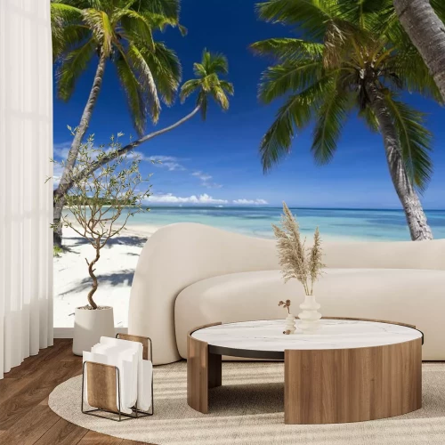 Fototapete Tropical paradise on Fiji island