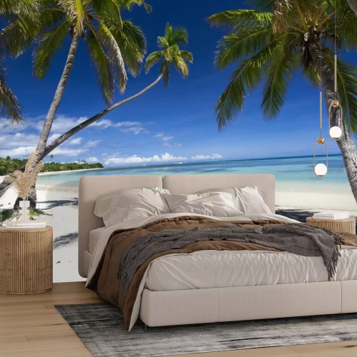 Fototapete Tropical paradise on Fiji island