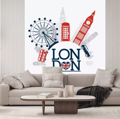 Sticker London Design.