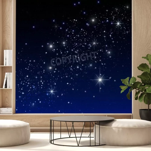 Fototapete Muster mit Sternen